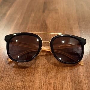 KREWE Black and Gold Sunglasses